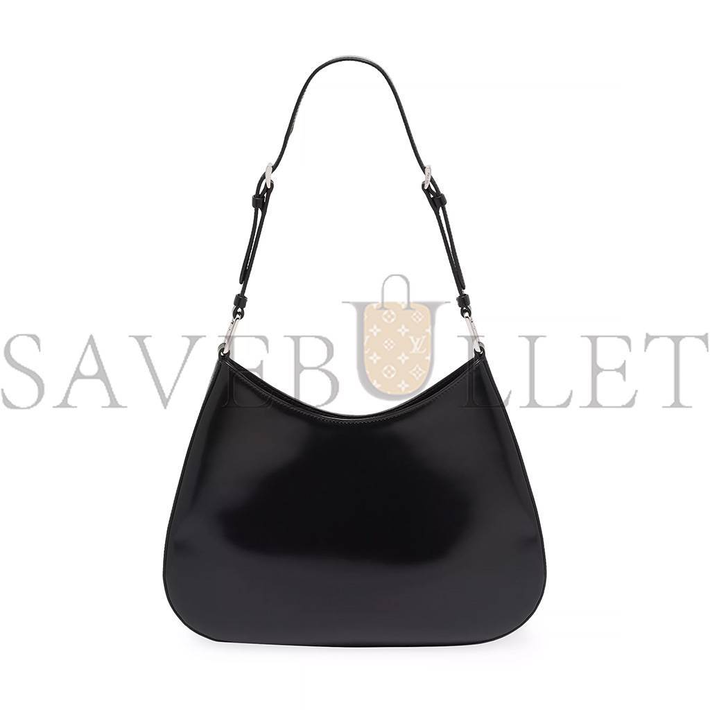 Pra*a cleo brushed leather shoulder bag 1bc156 (30*18.5*4cm)